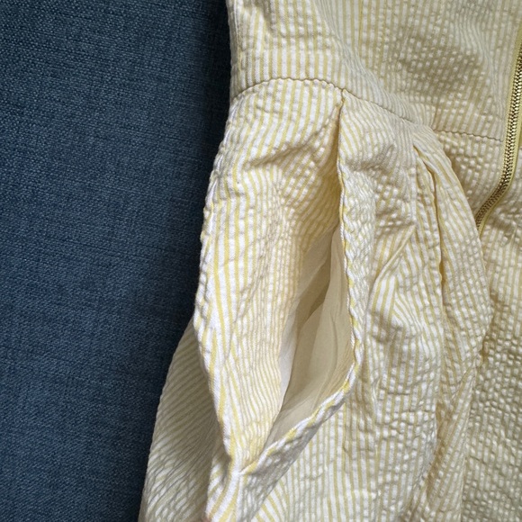 Lilly Pulitzer Marisa Seersucker Halter Dress in Yellow - Picture 4 of 11